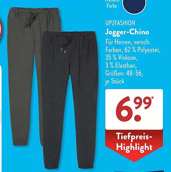 UP2FASHION Jogger-Chino