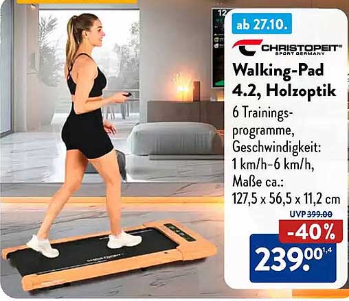 Walking-Pad 4.2, Holzoptik