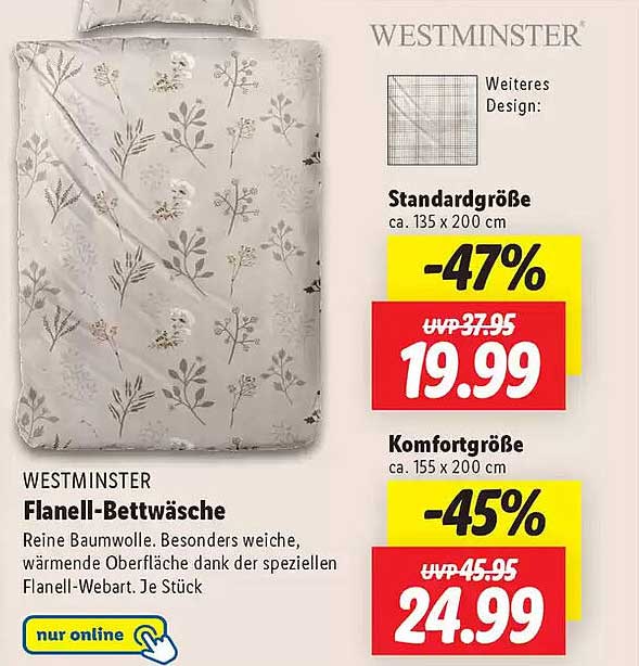 WESTMINSTER Flanell-Bettwäsche