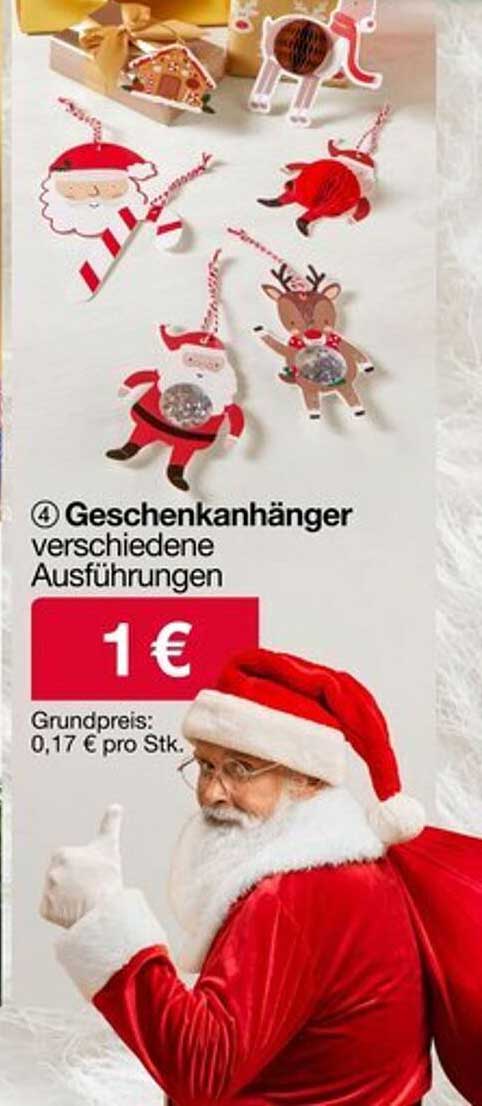 4 Geschenkanhänger