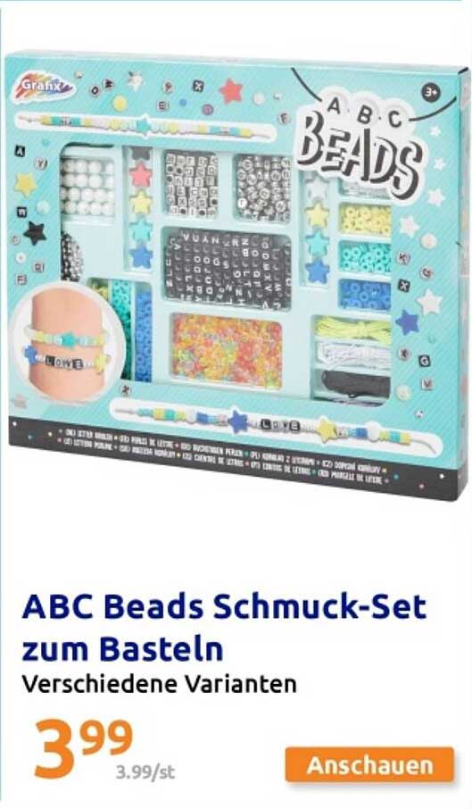 ABC Beads Schmuck-Set zum Basteln