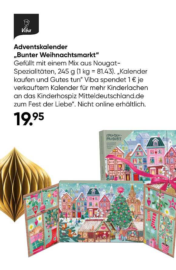 Adventskalender „Bunter Weihnachtsmarkt“