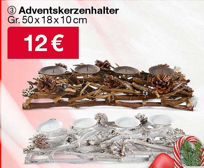 Adventskerzenhalter