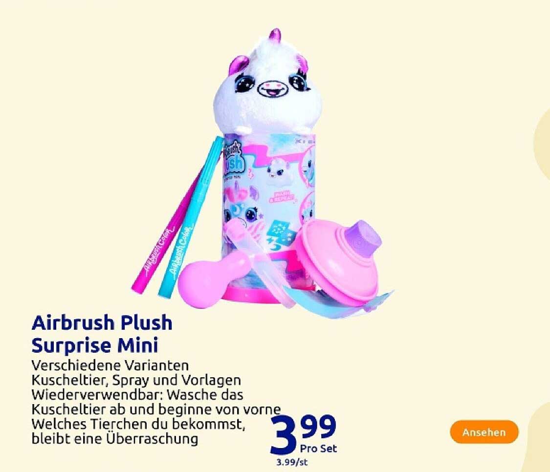 Airbrush Plush Surprise Mini