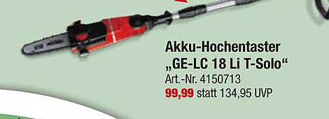 Akku-Hochentaster „GE-LC 18 Li T-Solo“