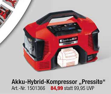 Akku-Hybrid-Kompressor „Pressito“