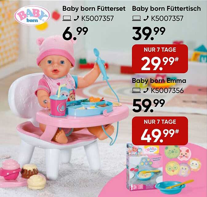 Baby born Fütterset