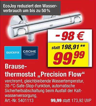 Brausethermostat „Precision Flow“