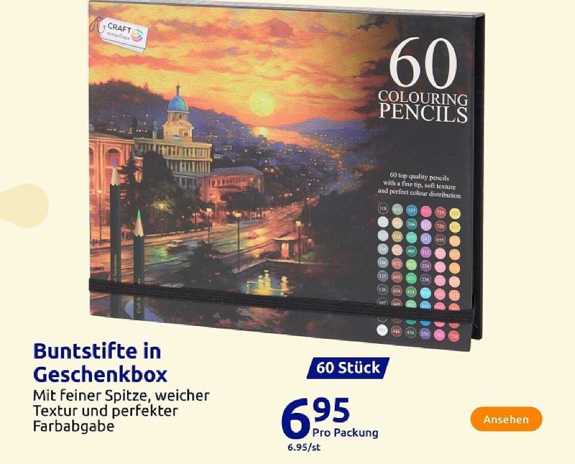 Buntstifte in Geschenkbox