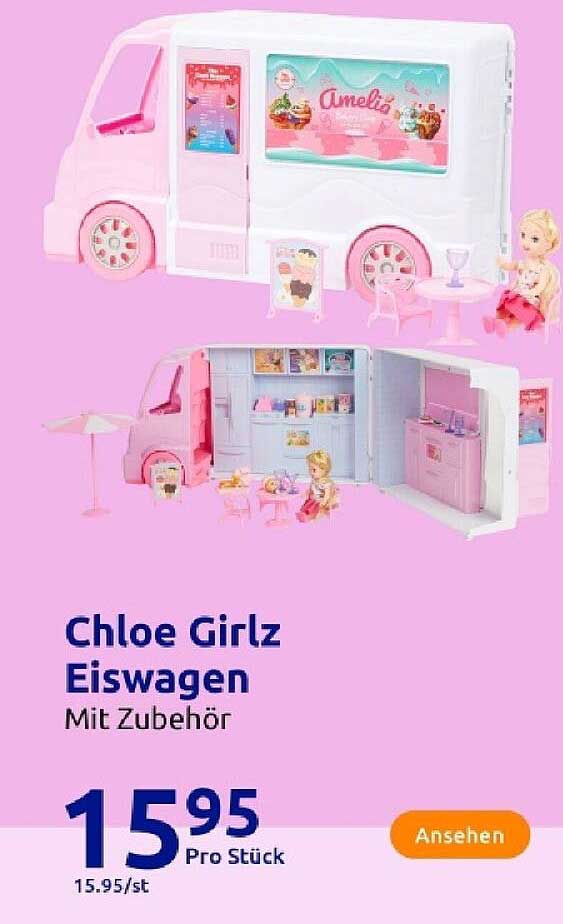 Chloe Girlz Eiswagen Mit Zubehör