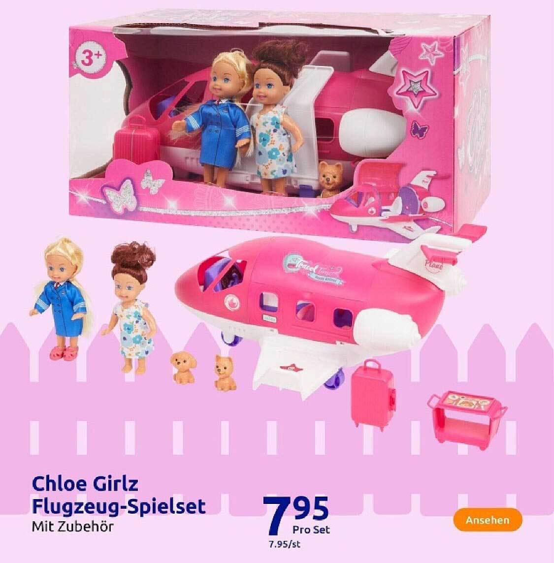 Chloe Girlz Flugzeug-Spielset