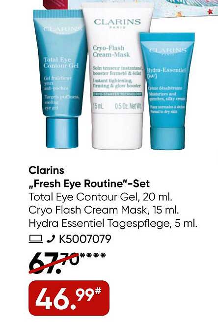 Clarins „Fresh Eye Routine“-Set