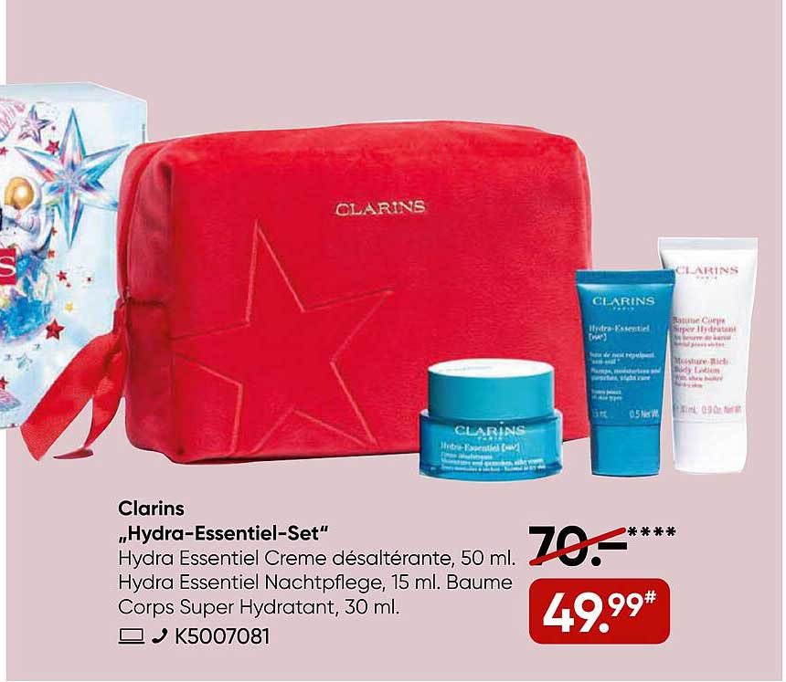 Clarins „Hydra-Essentiel-Set“