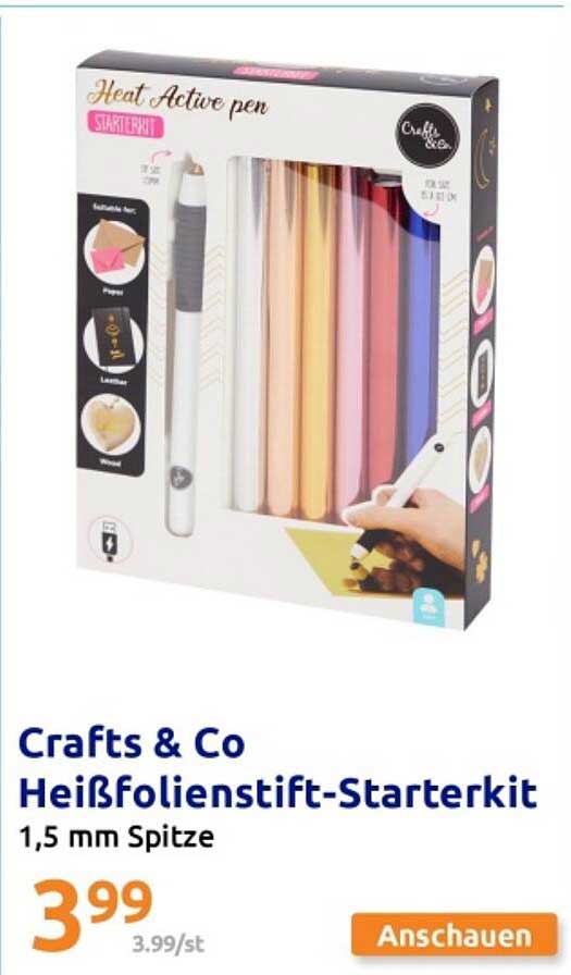 Crafts & Co Heißfolienstift-Starterskit