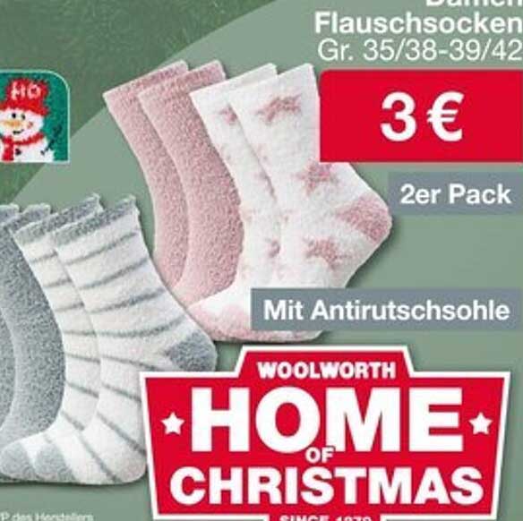 Damen Flauschsocken