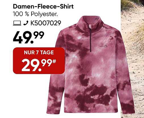 Damen-Fleece-Shirt