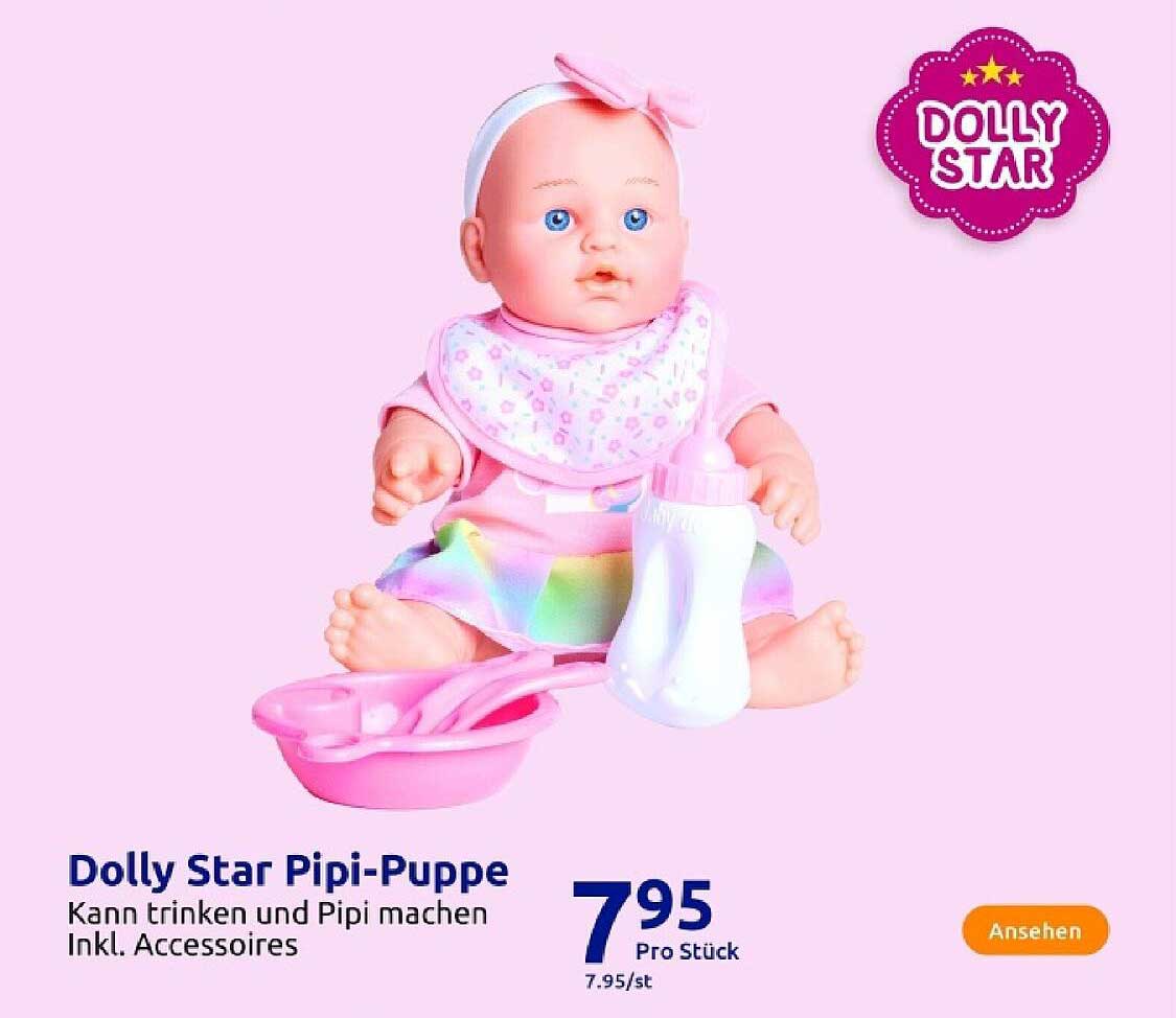 Dolly Star Pipi-Puppe