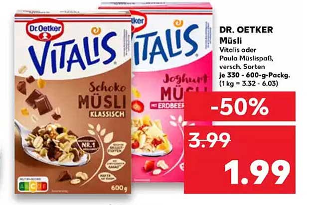 DR. OETKER VITALIS Müsli