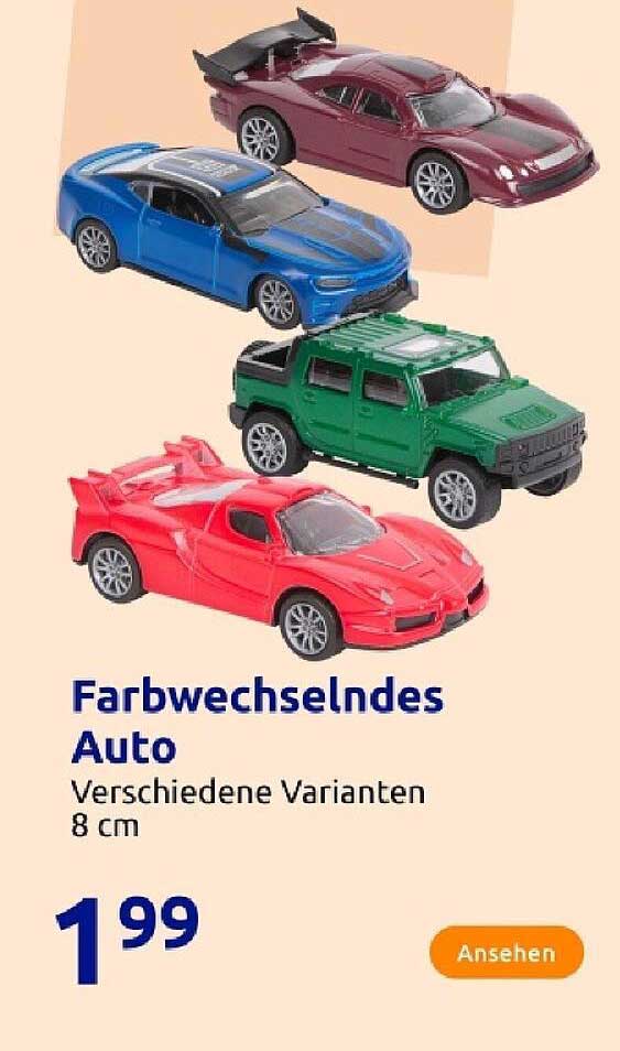 Farbwechselndes Auto