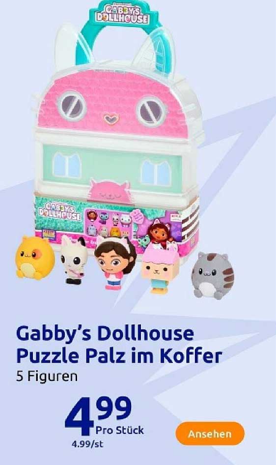 Gabby's Dollhouse Puzzle Palz im Koffer