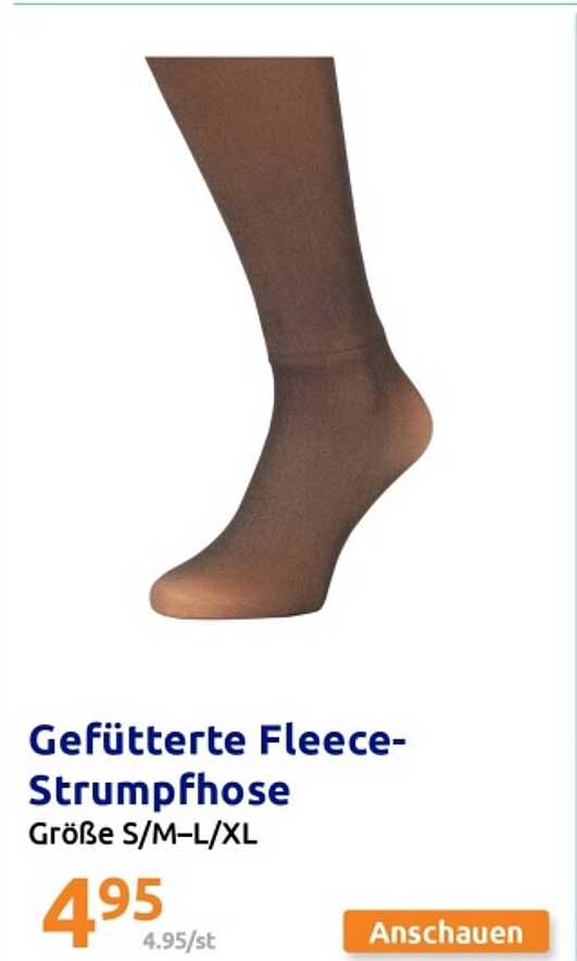 Gefütterte Fleece-Strumpfhose