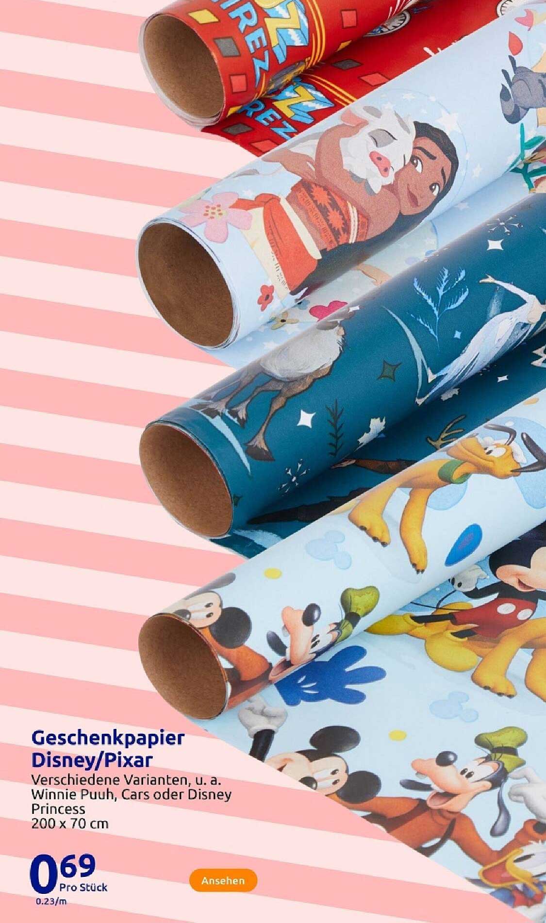 Geschenkpapier Disney/Pixar