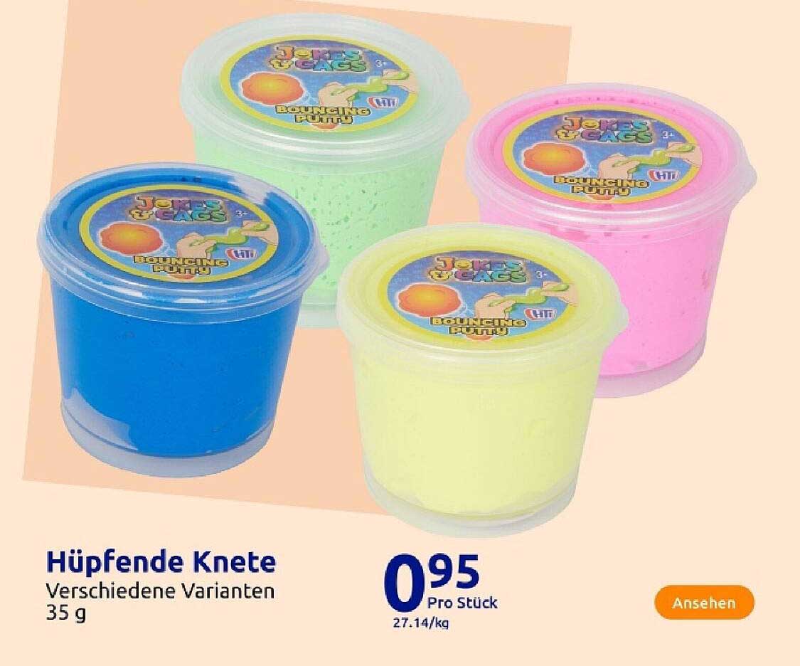 Hüpfende Knete