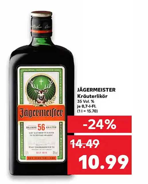 JÄGERMEISTER Kräuterlikör