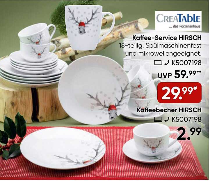 Kaffe-Service HIRSCH