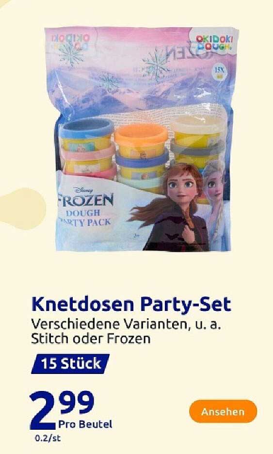 Knetdosen Party-Set