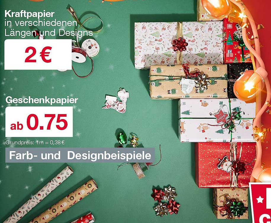 Kraftpapier  
Geschenkpapier