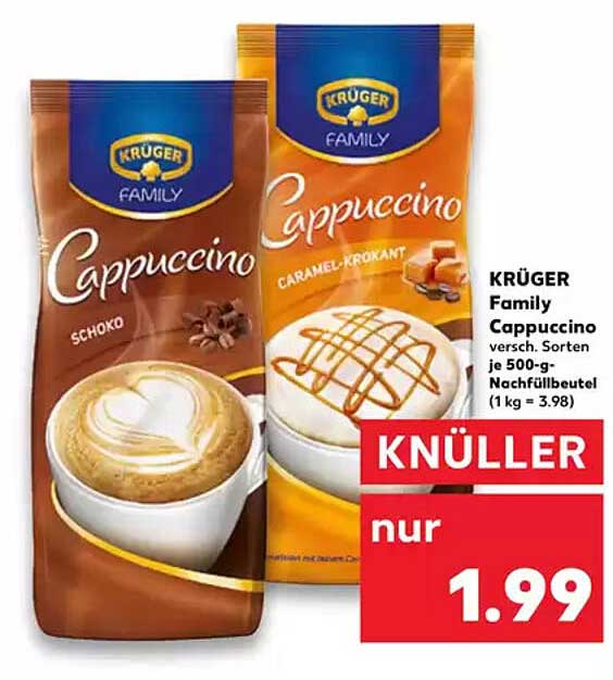 KRÜGER Family Cappuccino