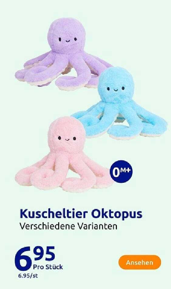 Kuscheltier Oktopus