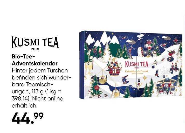 KUSMI TEA Bio-Tee-Adventskalender