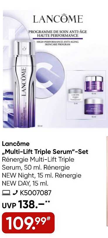 Lancôme „Multi-Lift Triple Serum“-Set