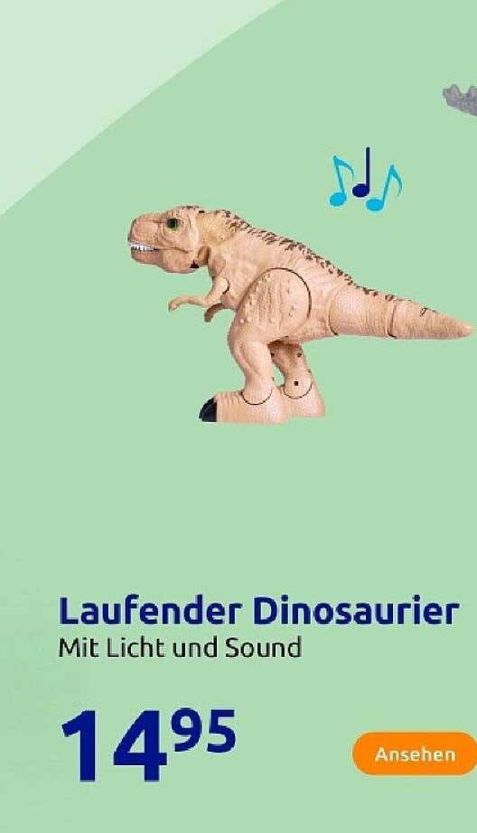 Laufender Dinosaurier