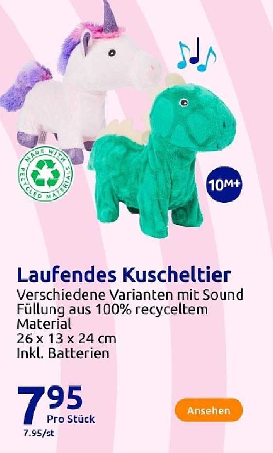 Laufendes Kuscheltier