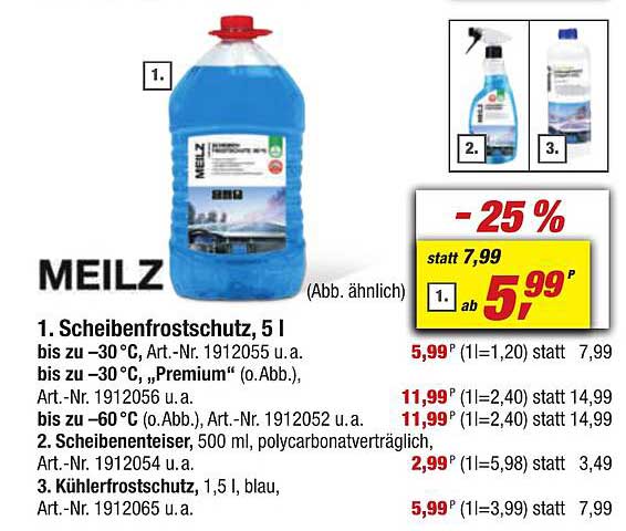 MEILZ Scheibenfrostschutz, 5 l