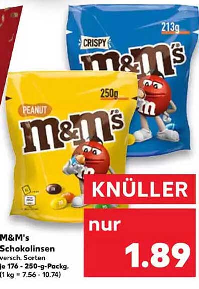 M&M's Schokolinsen