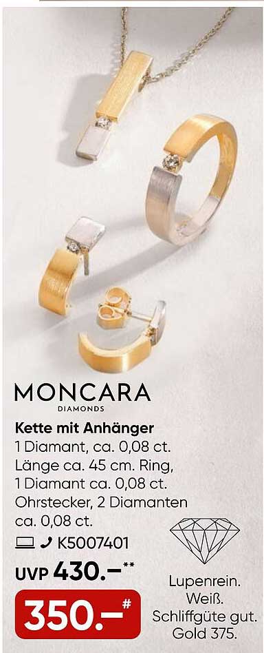 MONCARA Kette mit Anhänger