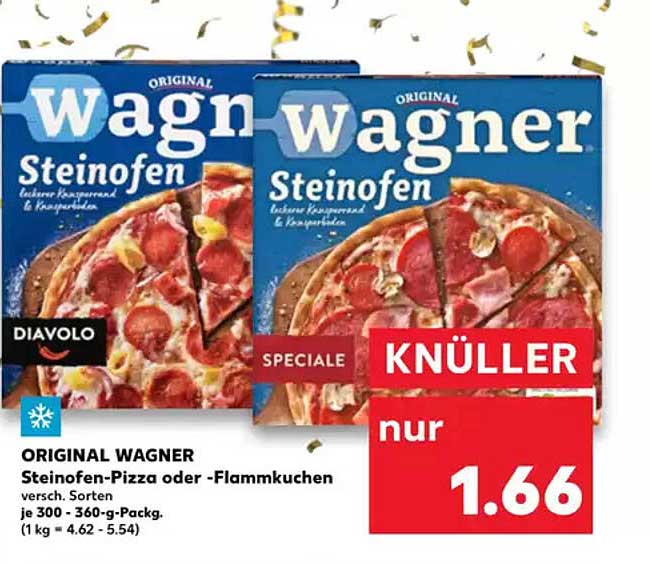 ORIGINAL WAGNER Steinofen-Pizza oder -Flammkuchen