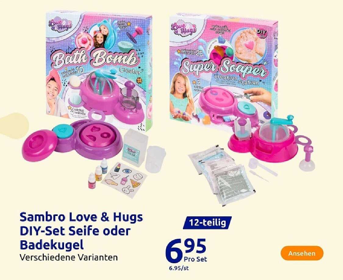 Sambro Love & Hugs DIY-Set Seife oder Badekugel