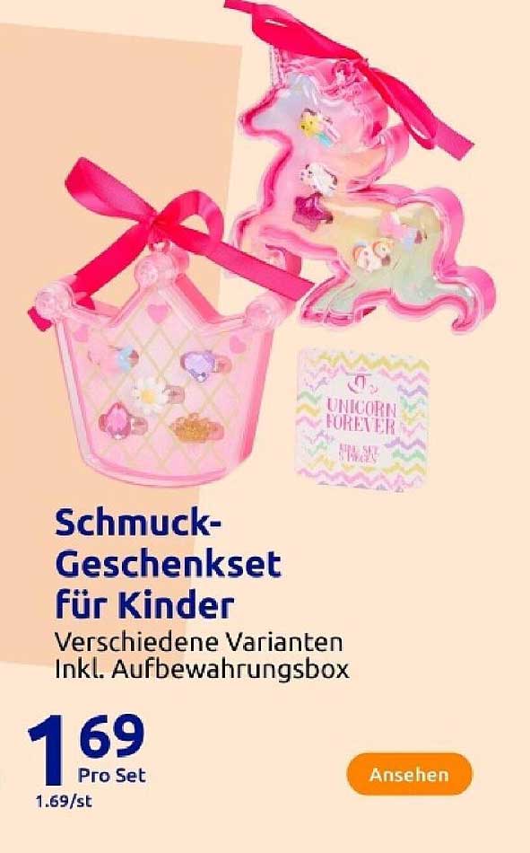 Schmuck-Geschenkset für Kinder