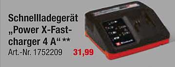 Schnellladegerät „Power X-Fast-charger 4 A“