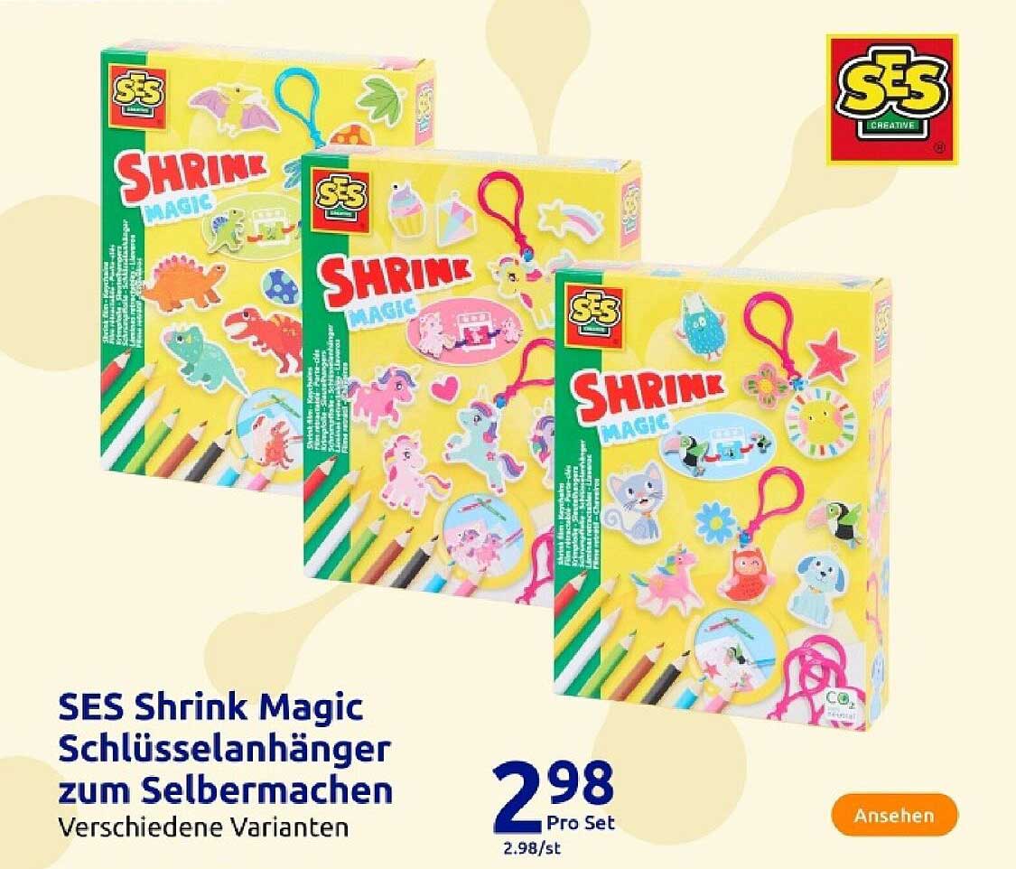 SES Shrink Magic Schlüsselanhänger zum Selbermachen