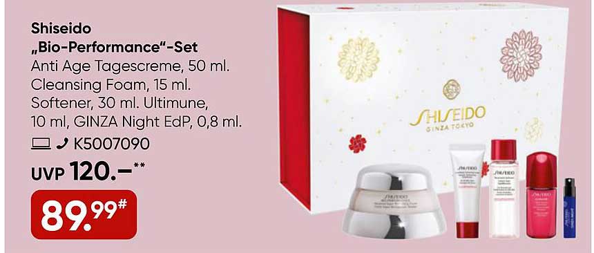 Shiseido „Bio-Performance“-Set