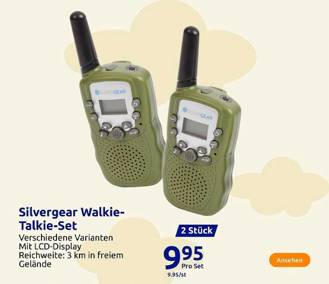 Silvergear Walkie-Talkie-Set