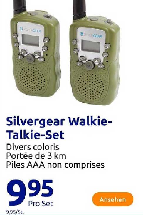 Silvergear Walkie-Talkie-Set