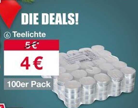 Teelichte 100er Pack