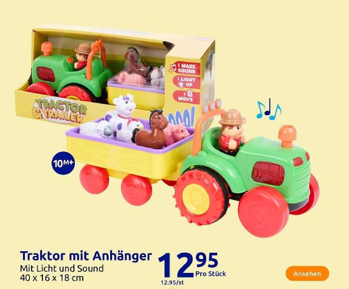 Traktor mit Anhänger